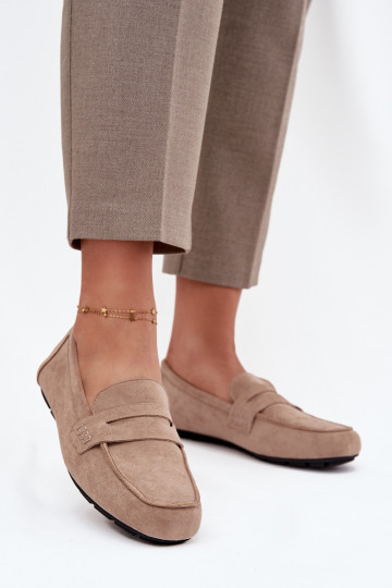 Mocassins Mocassins Apartamento feminino bege Roseline 2