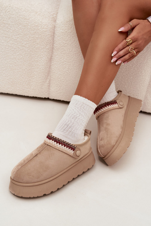 Botas de neve Baixo femininoRuchomym Tirasem I Haftem com uma plataforma cor de marfim Lyrisse Botas de neve Baixo femininoRuchomym Tirasem I Haftem com uma plataforma cor de marfim Lyrisse