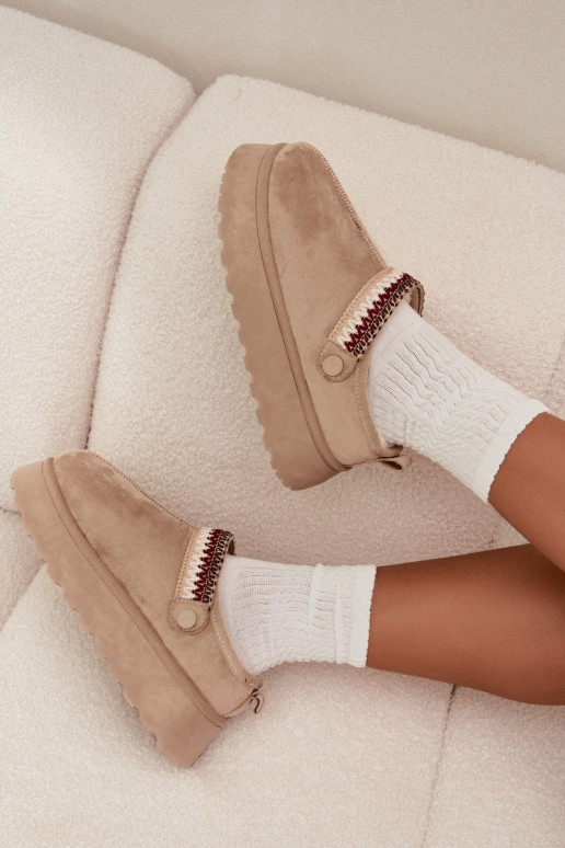 Botas de neve Baixo femininoRuchomym Tirasem I Haftem com uma plataforma cor de marfim Lyrisse Botas de neve Baixo femininoRuchomym Tirasem I Haftem com uma plataforma cor de marfim Lyrisse