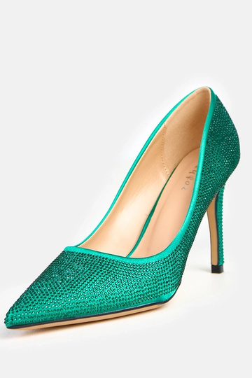 Sapatos altos verdes de...