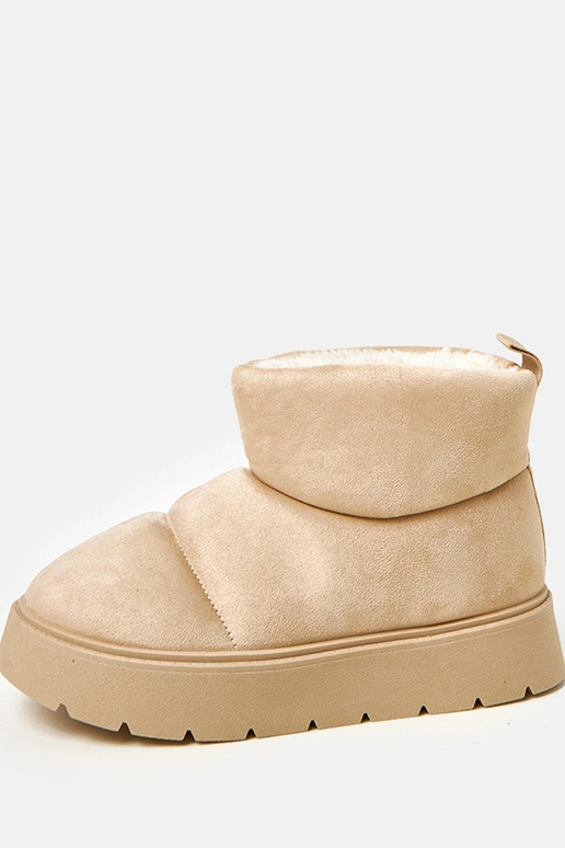 Botas de neve acolchoadas em tom...