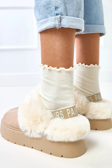 Botas de neve curtas em tom... 2