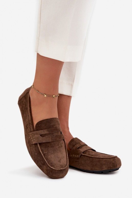 Mocassins Mocassins Apartamento feminino cor cáqui Roseline Mocassins Mocassins Apartamento feminino cor cáqui Roseline