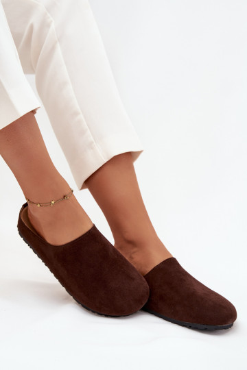 Chinelos Tamancos Feminino com uma plataforma CzekoladoParae Sylviane