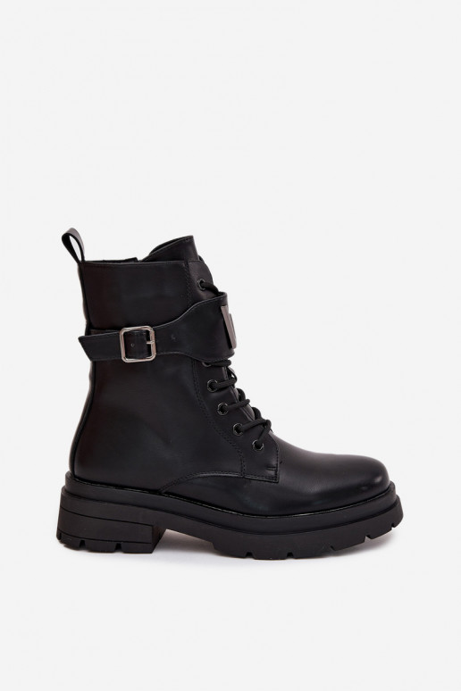 Botins de trabalho Feminino Eko Pele com salto decorado cor preta Ylianne Botins de trabalho Feminino Eko Pele com salto decorado cor preta Ylianne