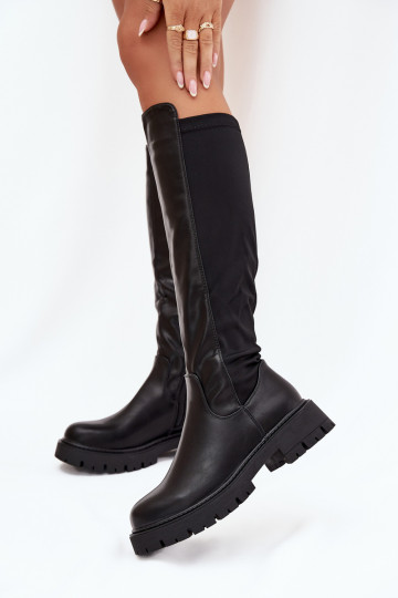 aquecimento botas femininas Casal o castelo cor preta Harlina 2