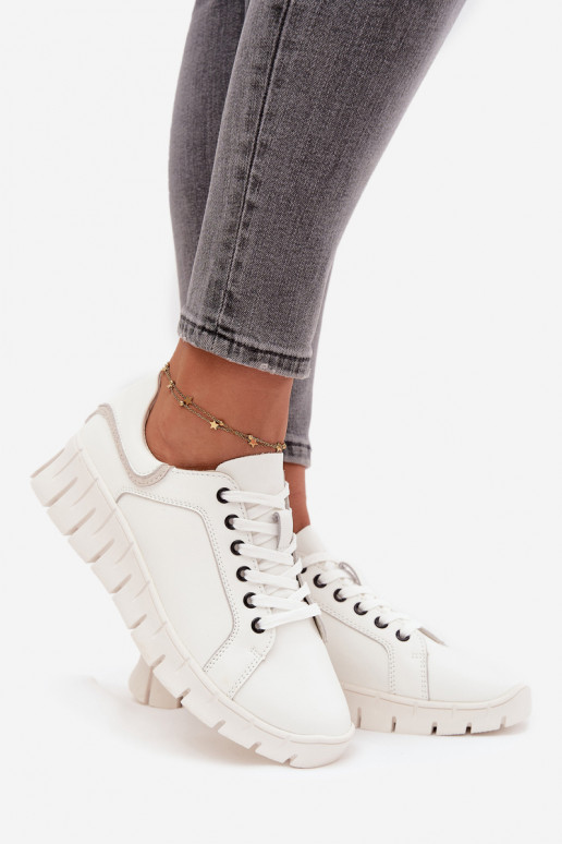 Pele sapato Feminino Com uma renda Vinceza 41493 cor branca Pele sapato Feminino Com uma renda Vinceza 41493 cor branca