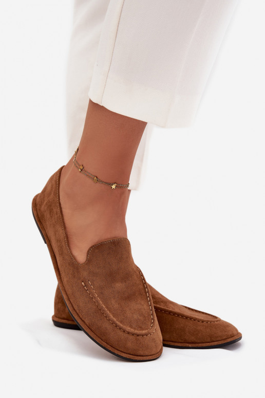 mocassins femininosde camurça ecológicau isósceles cor marrom Miryelle mocassins femininosde camurça ecológicau isósceles cor marrom Miryelle