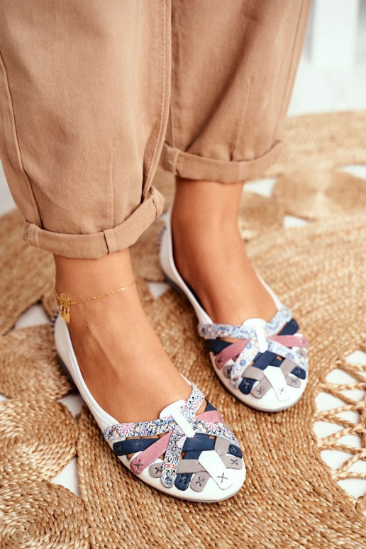 Feminino Bailarinas Tem que serciejka cor branca 01358-21 Feminino Bailarinas Tem que serciejka cor branca 01358-21