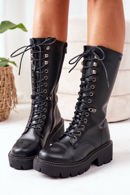 aquecimento botas sapatos de flor de cerejeira Big Star II274115 cor preta aquecimento botas sapatos de flor de cerejeira Big Star II274115 cor preta