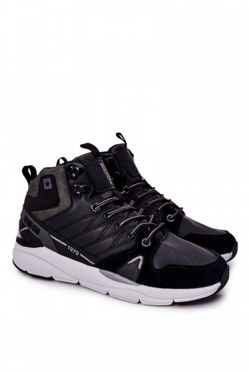 Botas altas estilo esportivo masculinas Big Star II174223 pretas