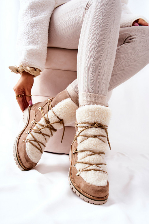 aquecimento Botas sapato bege Jiliana aquecimento Botas sapato bege Jiliana