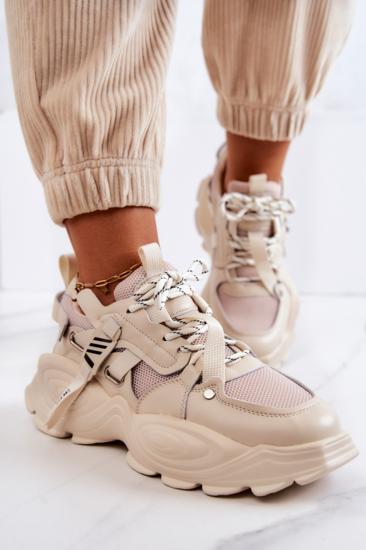 tênis À modalo de tênis GOE JJ2N4082 bege tênis À modalo de tênis GOE JJ2N4082 bege