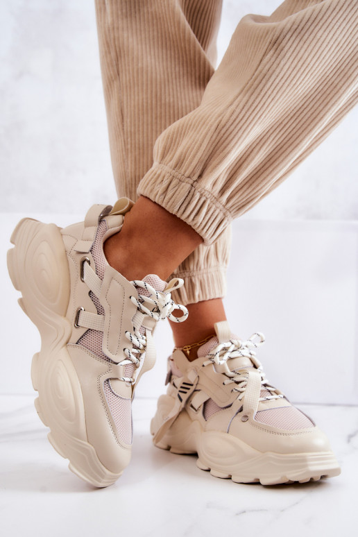 tênis À modalo de tênis GOE JJ2N4082 bege tênis À modalo de tênis GOE JJ2N4082 bege