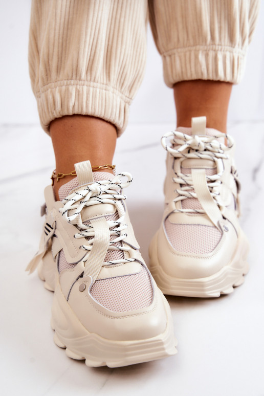 tênis À modalo de tênis GOE JJ2N4082 bege tênis À modalo de tênis GOE JJ2N4082 bege