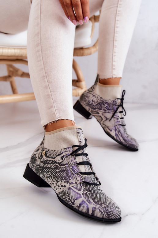 Botas femininas de camurça Calçados com imitação de pele de cobra Tem que serciejka 04744-03 bege Botas femininas de camurça Calçados com imitação de pele de cobra Tem que serciejka 04744-03 bege