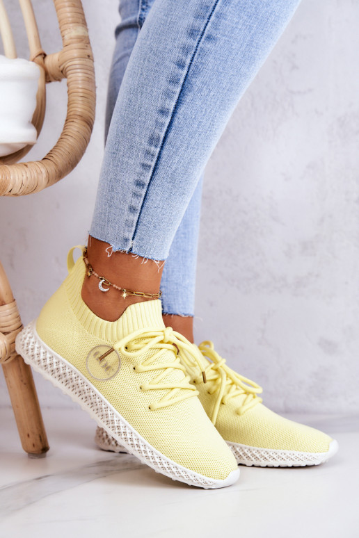 Feminino Estilo esportivo sapato GOE JJ2N4150 cor amarela Feminino Estilo esportivo sapato GOE JJ2N4150 cor amarela