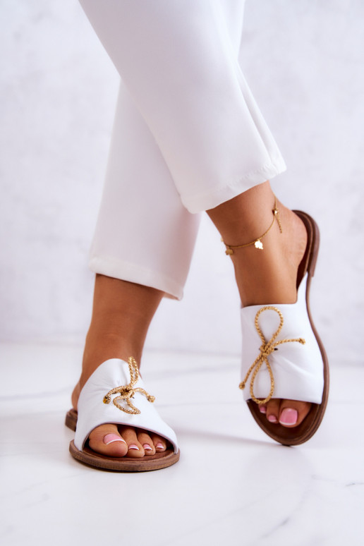 Zazoo Pele 2659 Chinelos femininos cor branca Zazoo Pele 2659 Chinelos femininos cor branca