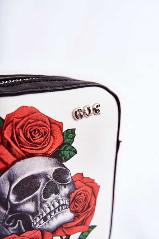 Bolsa de couro Carteiro EM Imprimir GOE ZNJ012 Preto e-Branco Bolsa de couro Carteiro EM Imprimir GOE ZNJ012 Preto e-Branco