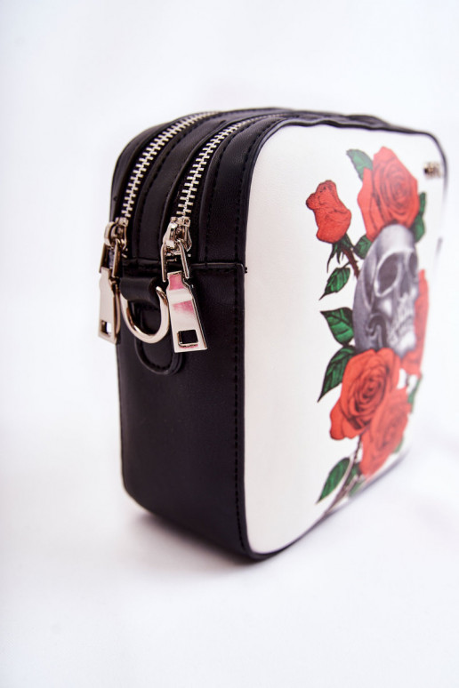 Bolsa de couro Carteiro EM Imprimir GOE ZNJ012 Preto e-Branco Bolsa de couro Carteiro EM Imprimir GOE ZNJ012 Preto e-Branco