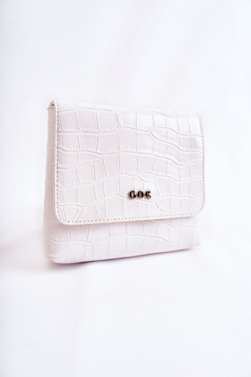 Bolsa de couro pequena GOE ZNJ035 branca 2