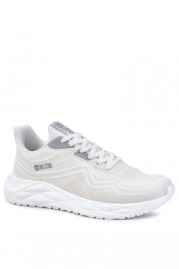Tênis esportivos masculinos Big Star KK174017 brancos