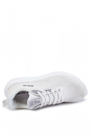 Tênis esportivos masculinos Big Star KK174017 brancos 2