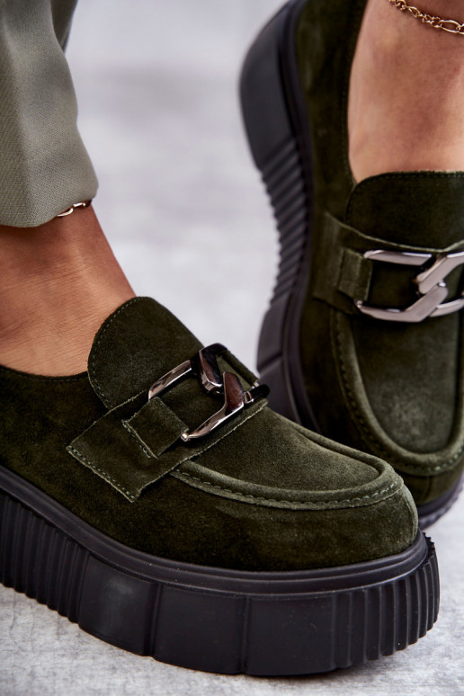 Elegante de camurça sapato com uma plataforma cor cáqui Lemar Tem que serrsol Elegante de camurça sapato com uma plataforma cor cáqui Lemar Tem que serrsol