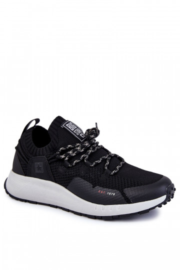 Tênis esportivos masculinos pretos Big Star KK174015
