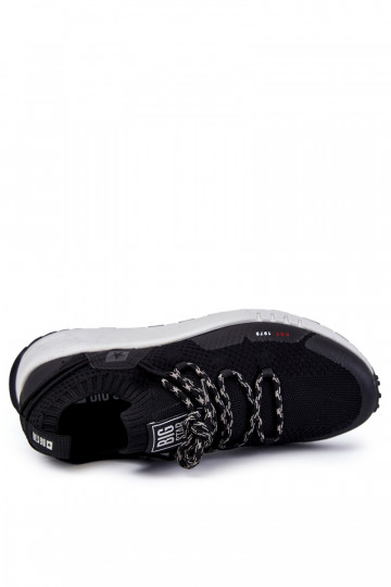 Tênis esportivos masculinos pretos Big Star KK174015 2
