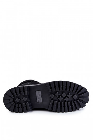 Tem que sercho Botas sapato Memory Foam Big Star KK174206 cor preta 2