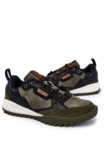 Tem que sercho À modalo clássico tênis Memory Foam Big Star KK174272 cor verde 2