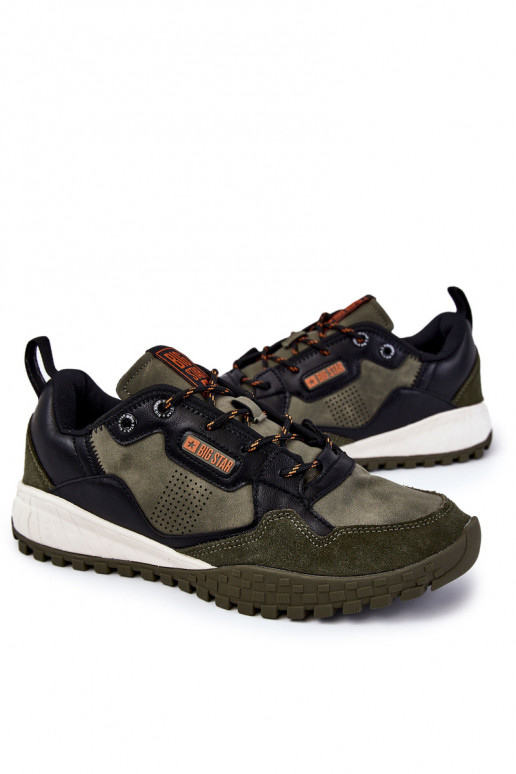 Tem que sercho À modalo clássico tênis Memory Foam Big Star KK174272 cor verde