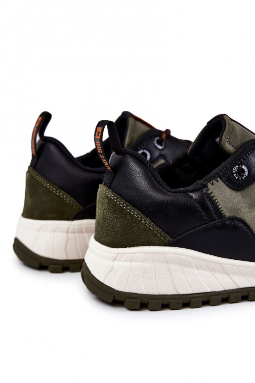 Tem que sercho À modalo clássico tênis Memory Foam Big Star KK174272 cor verde