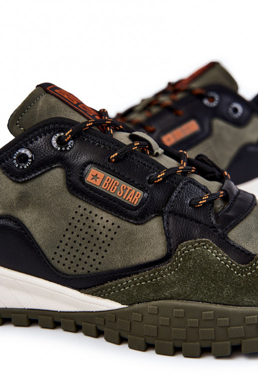 Tem que sercho À modalo clássico tênis Memory Foam Big Star KK174272 cor verde