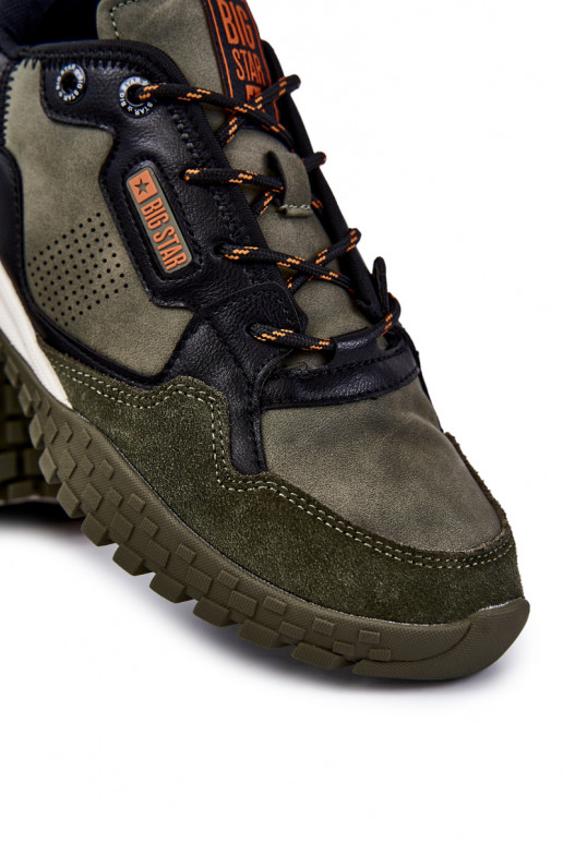 Tem que sercho À modalo clássico tênis Memory Foam Big Star KK174272 cor verde