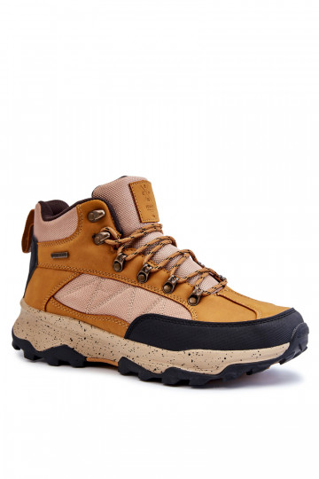 Botas de caminhada masculinas aquecidas Cross Jeans KK1R4020C cor marrom