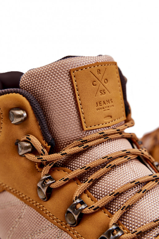 Tem que sercho botas de caminhada aquecimento Cross Jeans KK1R4020C cor marrom Tem que sercho botas de caminhada aquecimento Cross Jeans KK1R4020C cor marrom