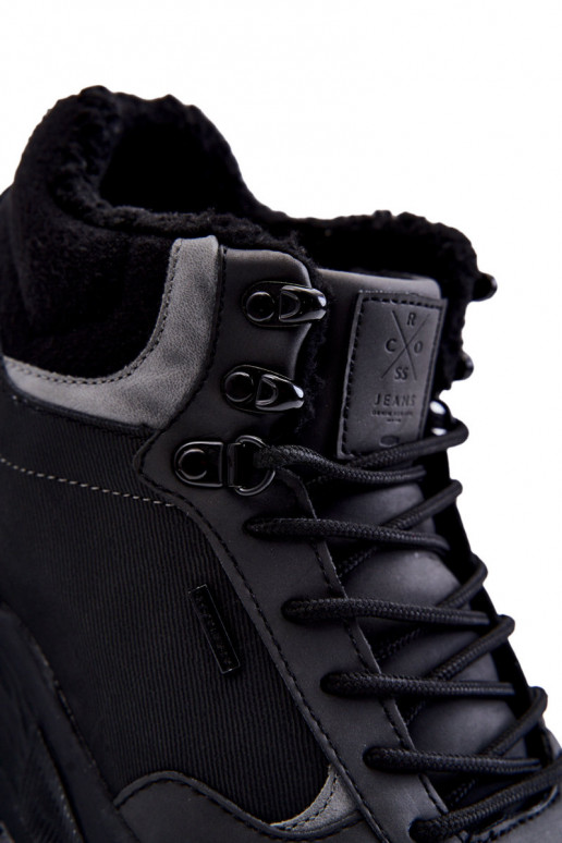Tem que sercho Botas de caminhada aquecidas Cross Jeans KK1R4031C cor preta Tem que sercho Botas de caminhada aquecidas Cross Jeans KK1R4031C cor preta