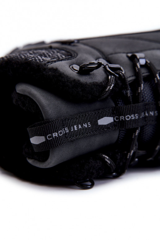 Tem que sercho aquecimento Botas botas de caminhada Cross Jeans KK1R4022C cor preta Tem que sercho aquecimento Botas botas de caminhada Cross Jeans KK1R4022C cor preta