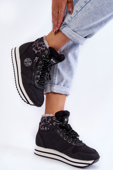 Feminino Botas aquecimento Lee Cooper LCJ-22-31-1448 cor preta