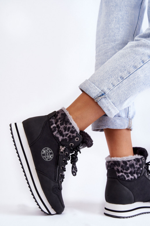 Feminino Botas aquecimento Lee Cooper LCJ-22-31-1448 cor preta Feminino Botas aquecimento Lee Cooper LCJ-22-31-1448 cor preta