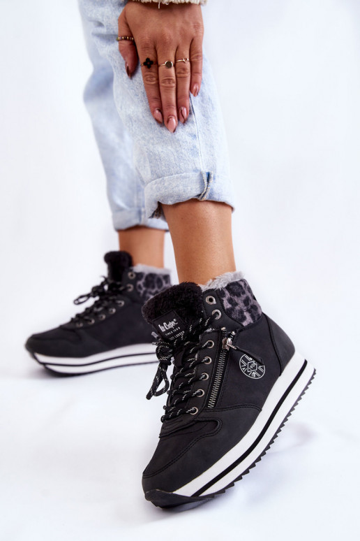 Feminino Botas aquecimento Lee Cooper LCJ-22-31-1448 cor preta Feminino Botas aquecimento Lee Cooper LCJ-22-31-1448 cor preta