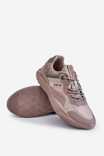 Sapatos casuais masculinos com sistema de memória Big Star LL174151 cor areia 2