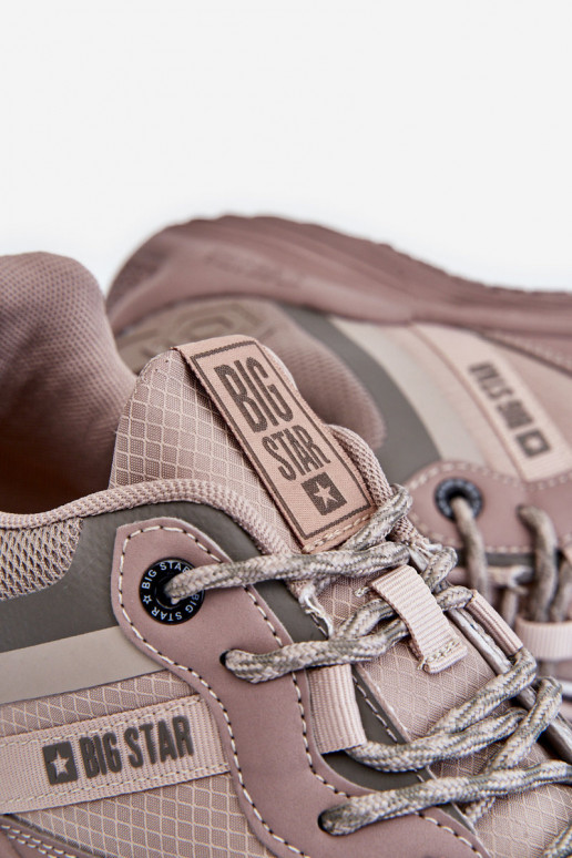 Tem que sercho  À modalo de tênis Memory Foam System Big Star LL174151 bege