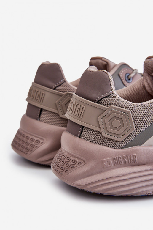 Tem que sercho  À modalo de tênis Memory Foam System Big Star LL174151 bege