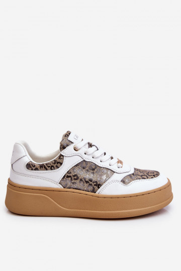Feminino Tênis confortáveis GOE LL2N4052 Branco-bege 2