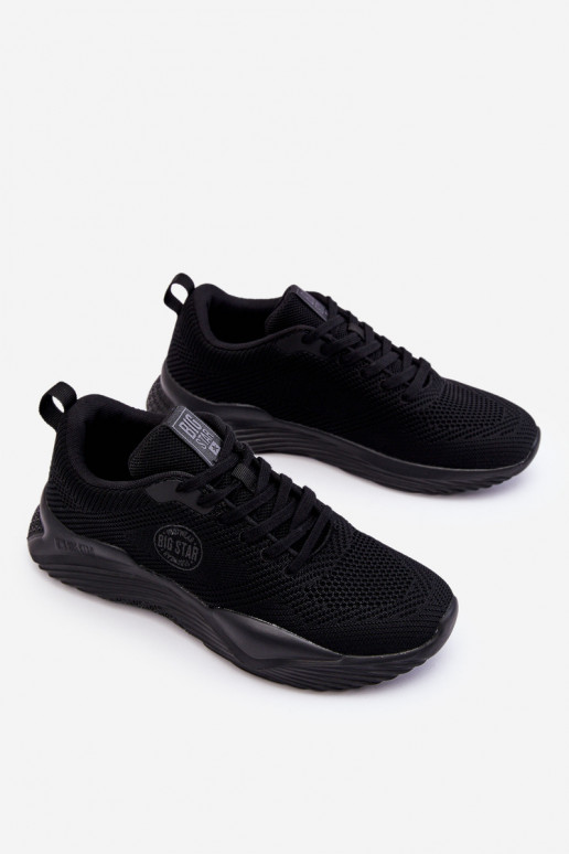 Tem que sercho À modalo de tênis Memory Foam Big Star LL174248 cor preta