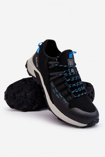 Tem que sercho tênis Memory Foam System Big Star LL174130 cor preta 2