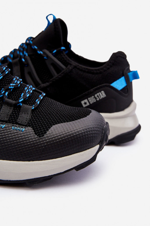 Tem que sercho tênis Memory Foam System Big Star LL174130 cor preta